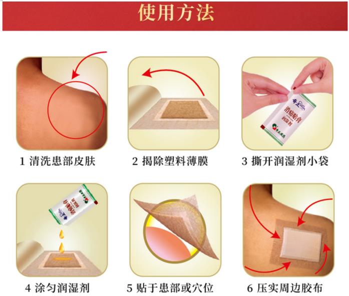 奇正消痛贴膏怎么用效果好