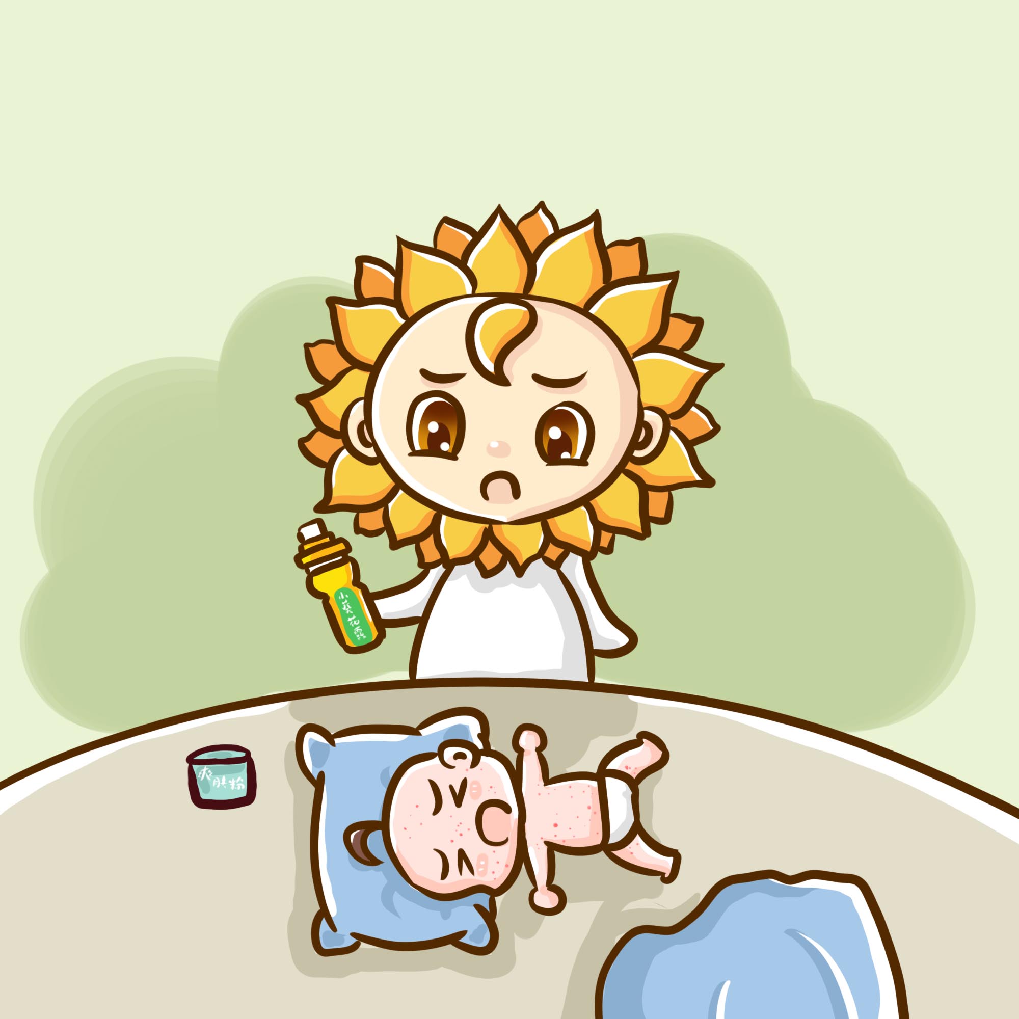 金银花露可以治疗婴儿痱子吗