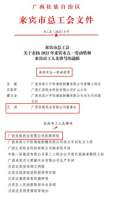 双喜临门|双蚁药业王波董事长和机修班组获来宾市总工会通报表扬