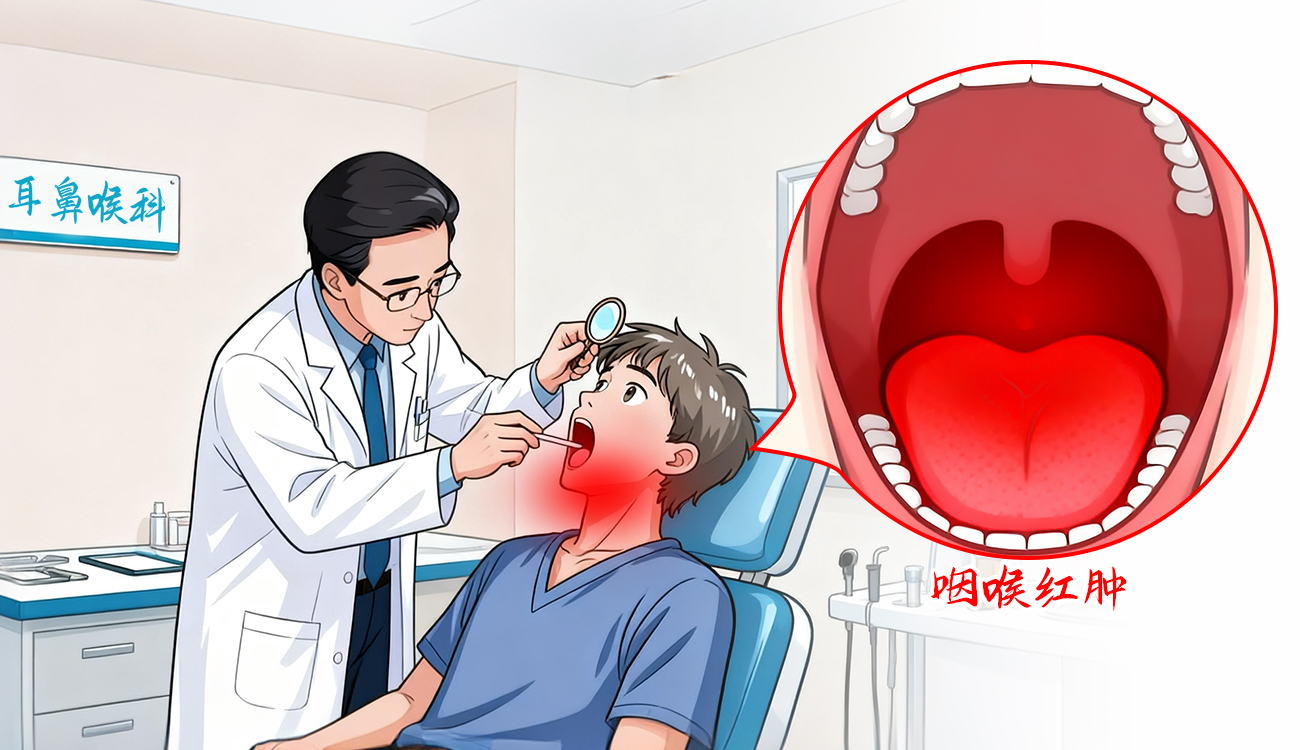 咽部黏膜红肿疼痛应该怎么办?