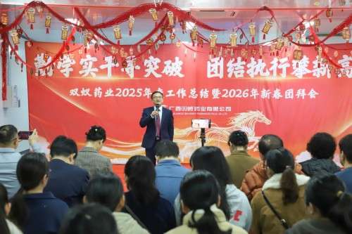 双蚁药业2025年度工作总结暨2026年新春团拜会圆满落幕！