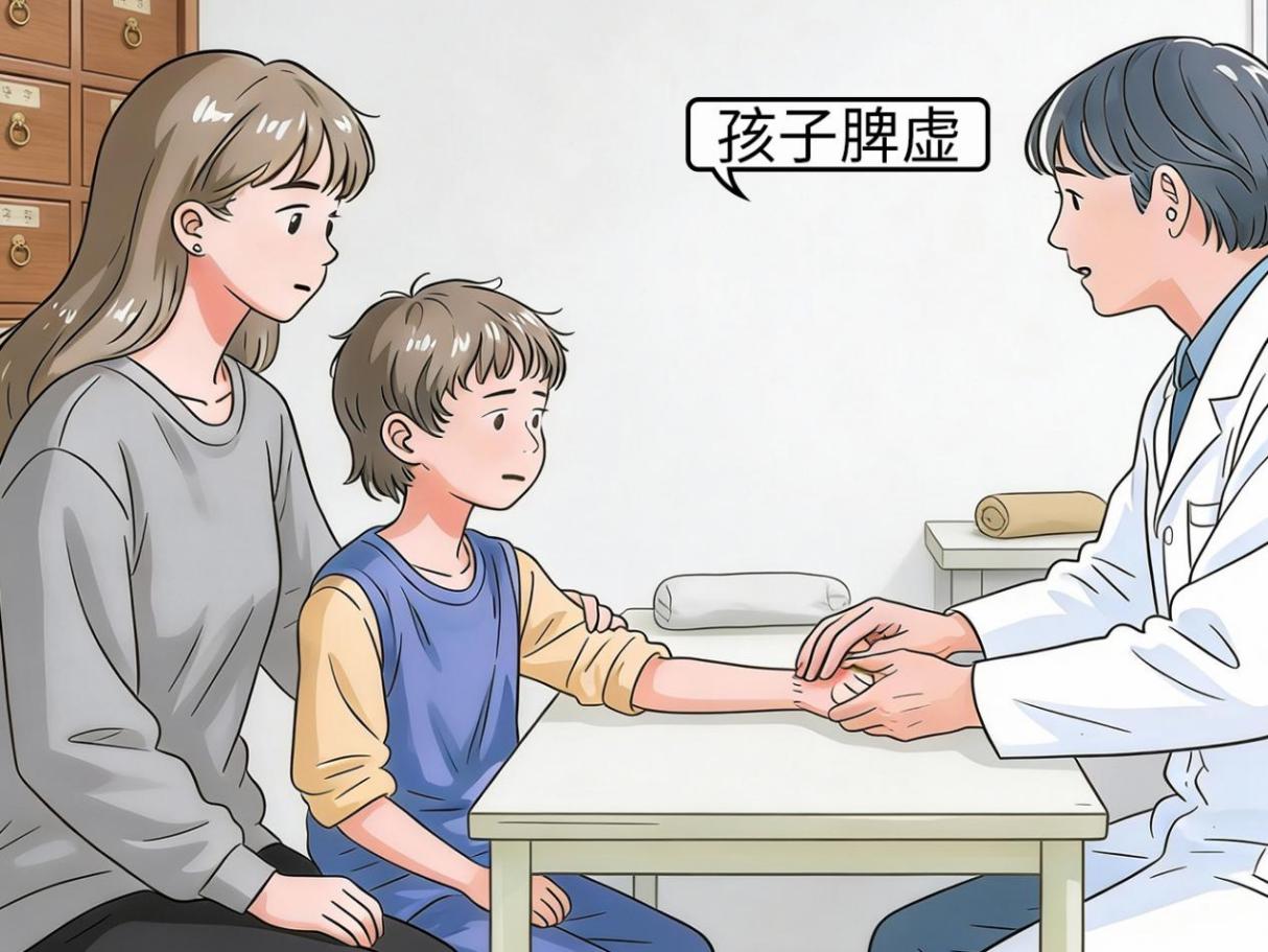 儿童补脾能喝益气健脾口服液调理吗