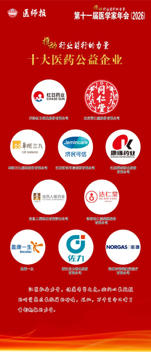 佐健康行不息，守初心润众生：佐力药业荣膺“十大医药公益企业”