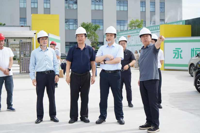 湖州市副市长高峰等领导一行调研佐力智能化中药大健康工厂项目