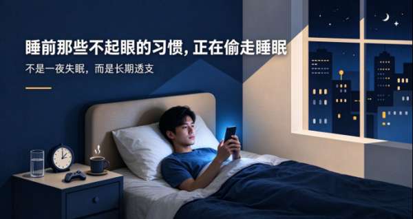 睡前坏习惯,正在悄悄毁掉你的睡眠