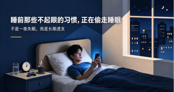 睡前坏习惯，正在悄悄毁掉你的睡眠